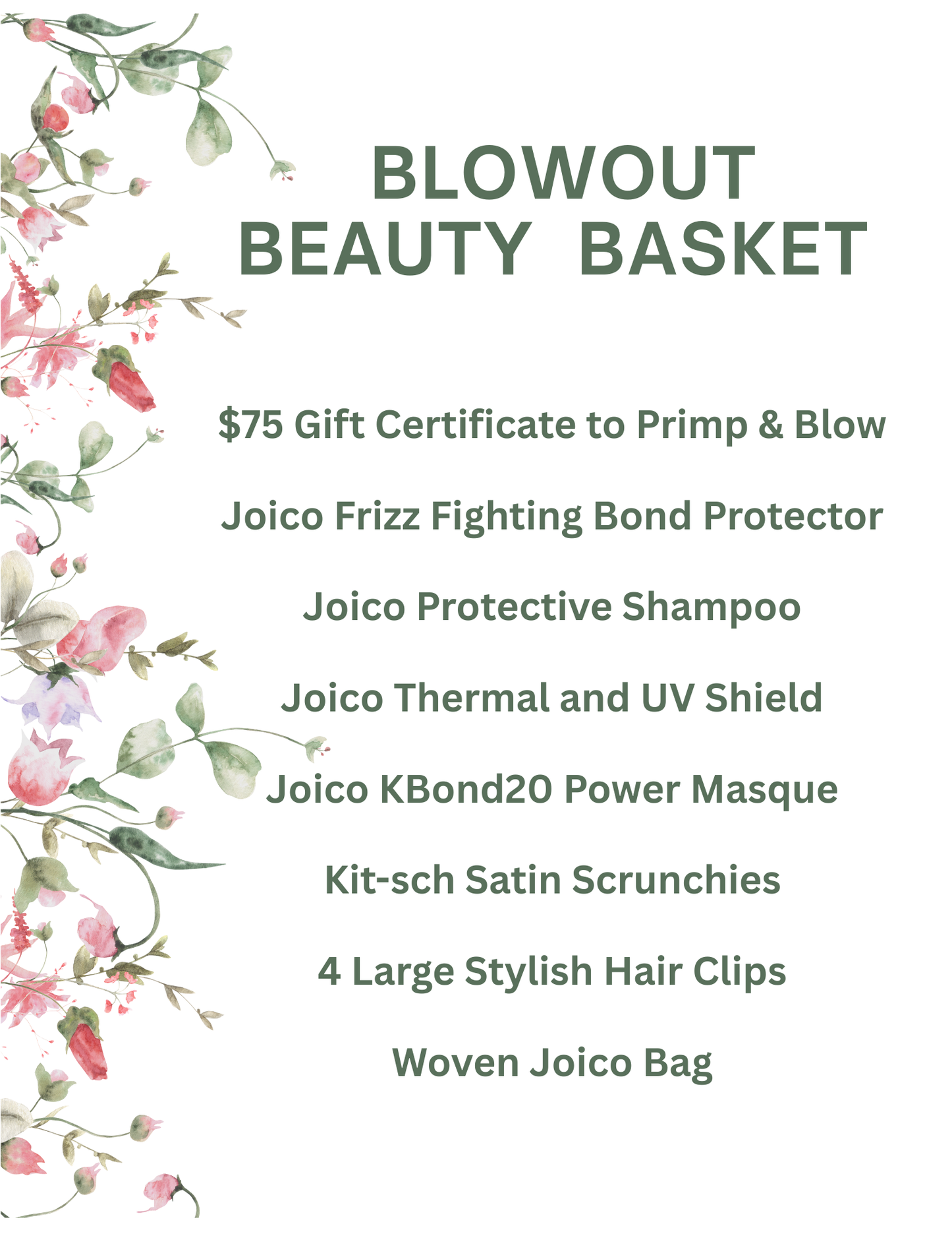 Blow Out Beauty Basket