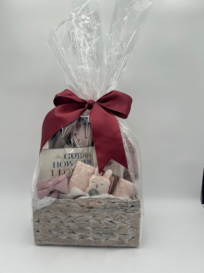 Bunny Love Baby Basket