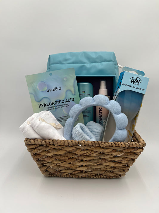 Blue-Themed Beauty Self-Care Box – Restore. Refresh. Glow. 💙