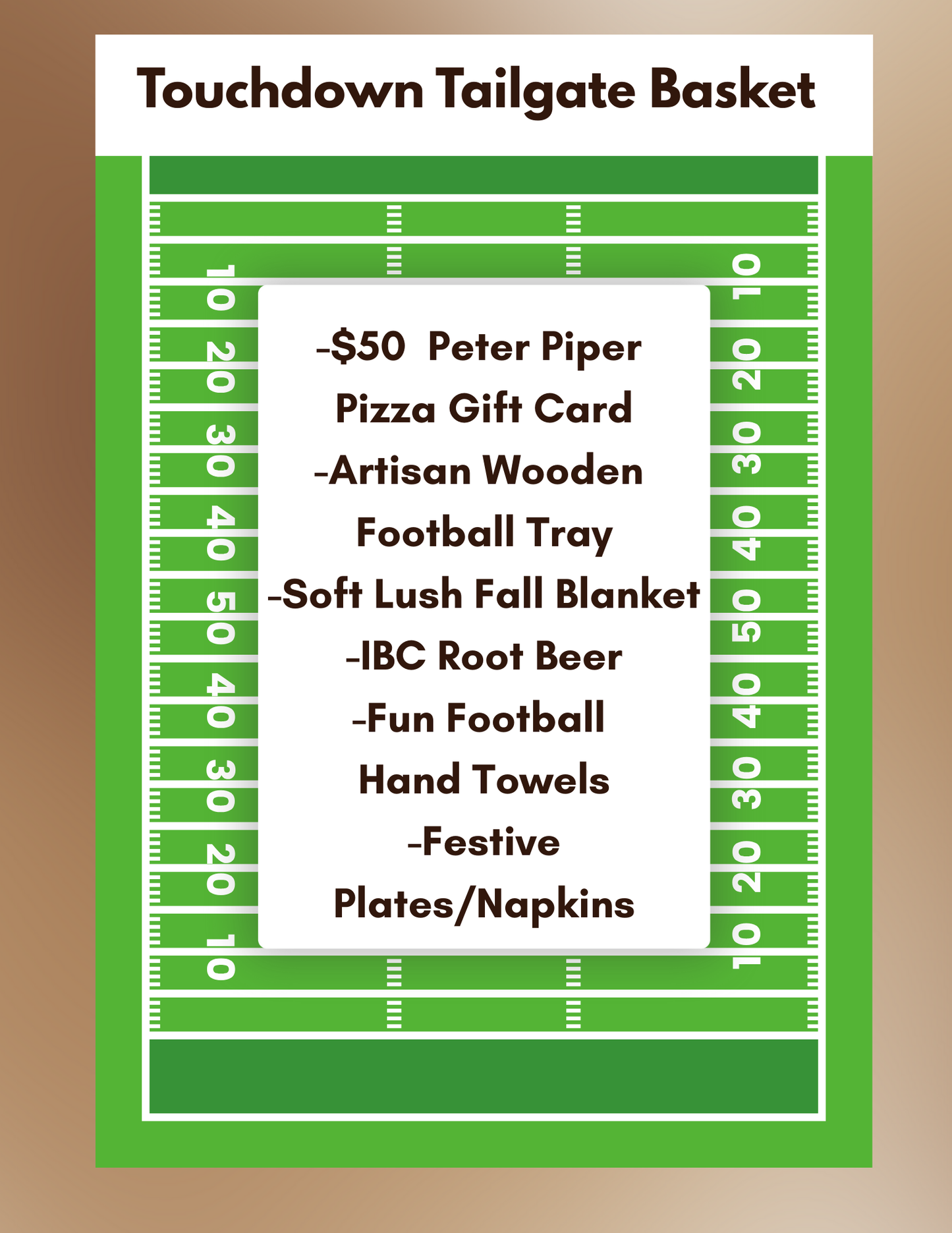 Touchdown Tailgate Basket