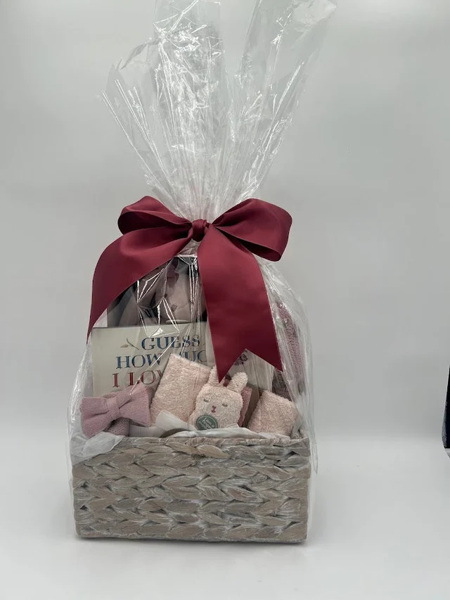 Bunny Love Baby Basket