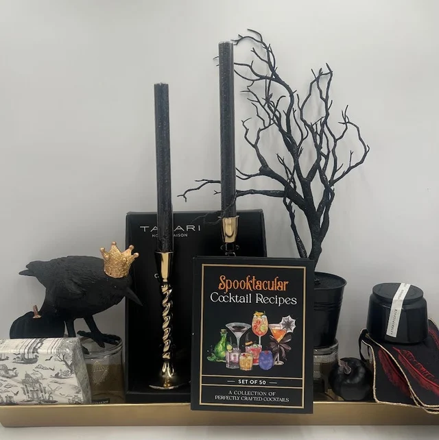 Spooktacular Halloween Cocktail Basket