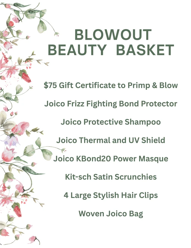 Blow Out Beauty Basket